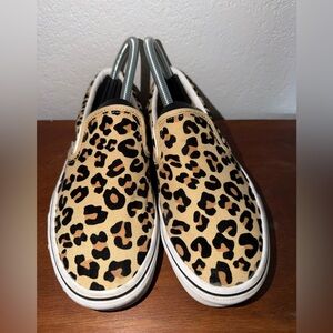 Vans Cheetah Slip On Shoe Cheetah Print Size Women’s 6.5 /Men’s Size 5 Pre Owned